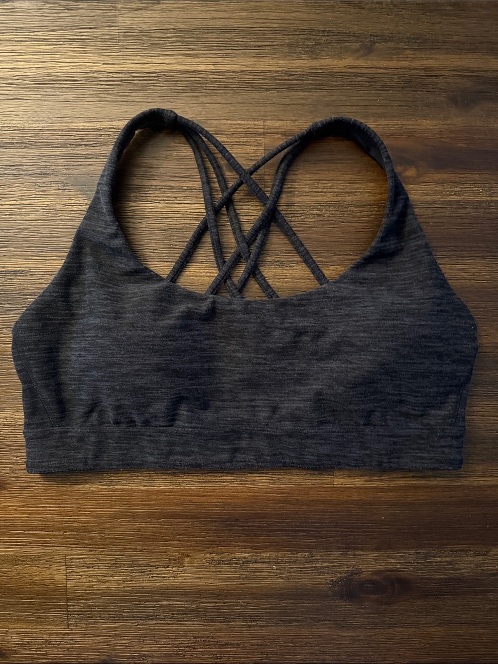Victoria’s Secret Incredible Essential Dark Grey Strappy Back Sports Bra Large